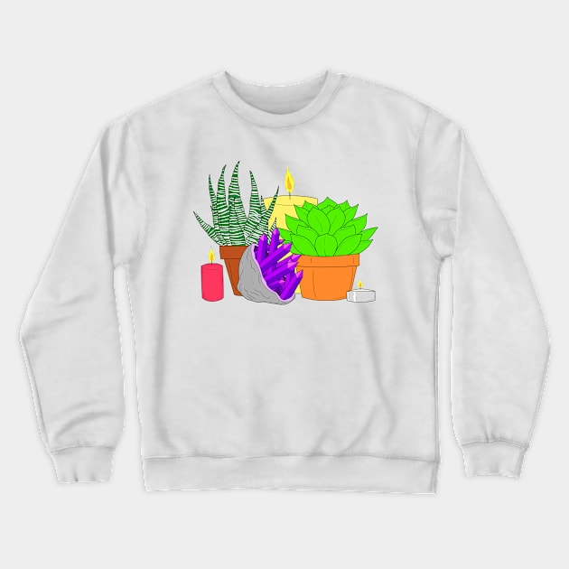 Calming Crewneck Sweatshirt by CrazyColorBurst